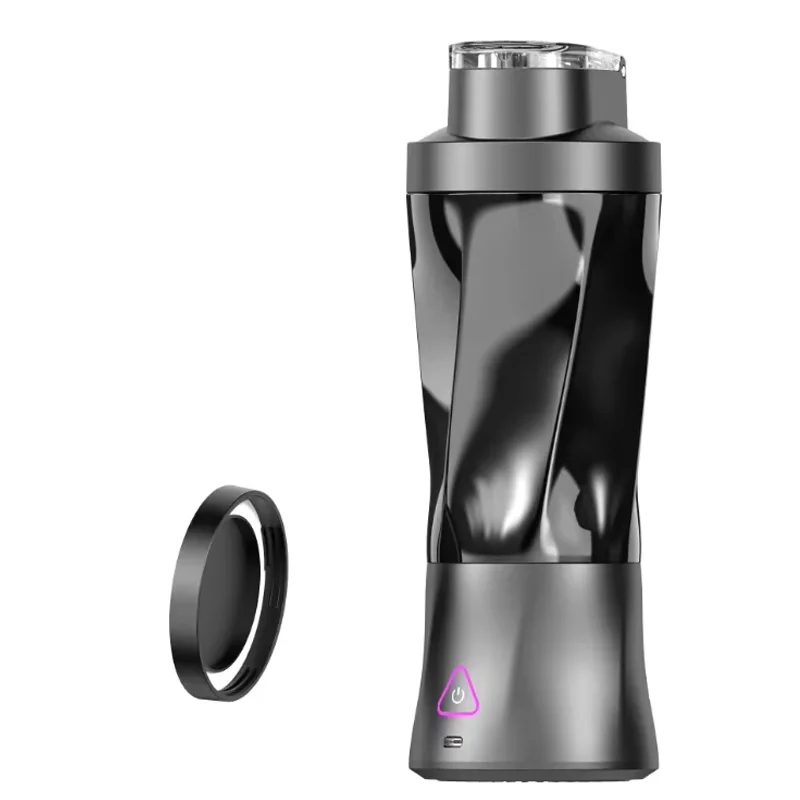 

2025 Mini Portable Blender For Smoothies Milkshakes Juices Personal USB Rechargeable Small Compact Multifunctional Black Juicer