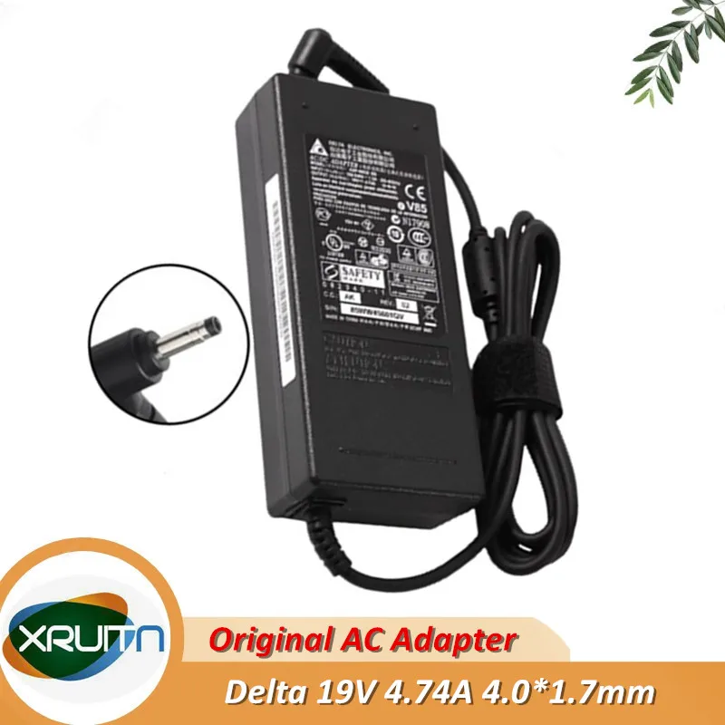 Original Delta  ADP-90CD DB19V 4.74A 90W AC Adapter Charger for Hasee LuvBook F511 A40L K470N K480N K570C K610D Q480S U55 U65A