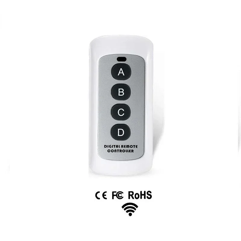 RF 433MHz Door Remote Control Universal 4 Keys Garage Remote Control Cloning Electric Gate Remote Controller Duplicator Key