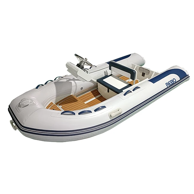 Double Front Storage 3.3m Rtified PVC/Hypalon/Orca Aluminum RIB Inflatable Boat For Fishing