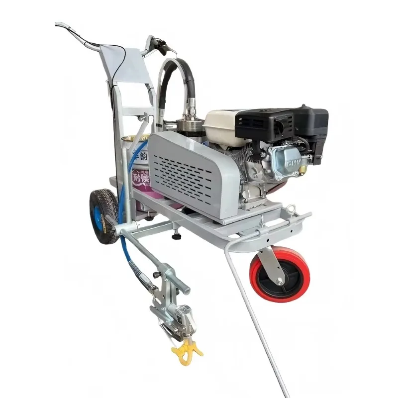Hand Propelled Cold Spray Striping Equipment Airless Design For Parking Lot Highway Line Drawing