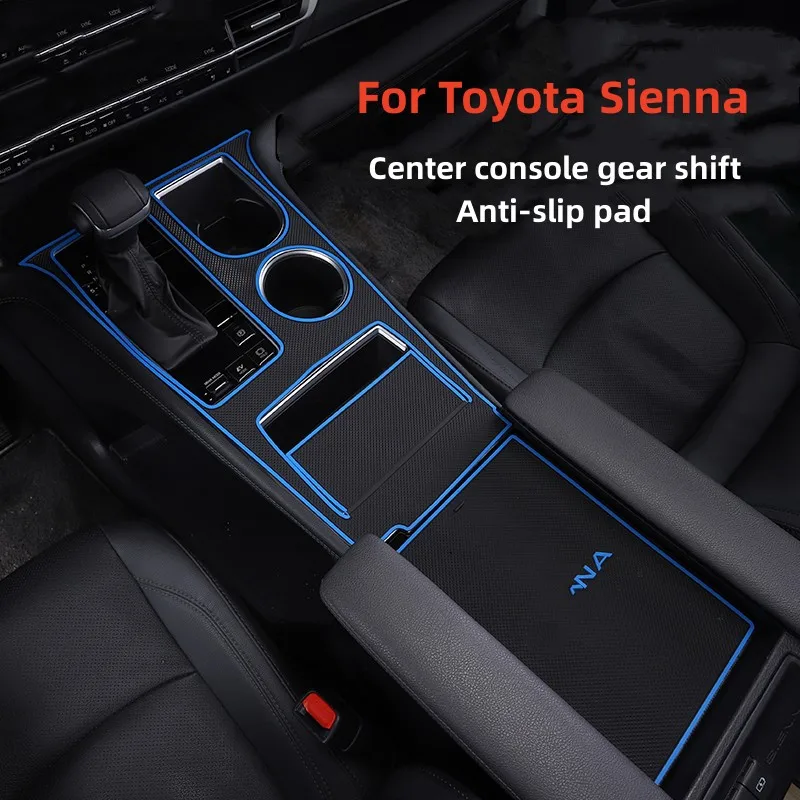 

Center Console Gear Shift Panel Anti-Slip Pad Slilicone Anti-Scratch Protective Pads For Toyota Sienna 2021 2022 Accessories