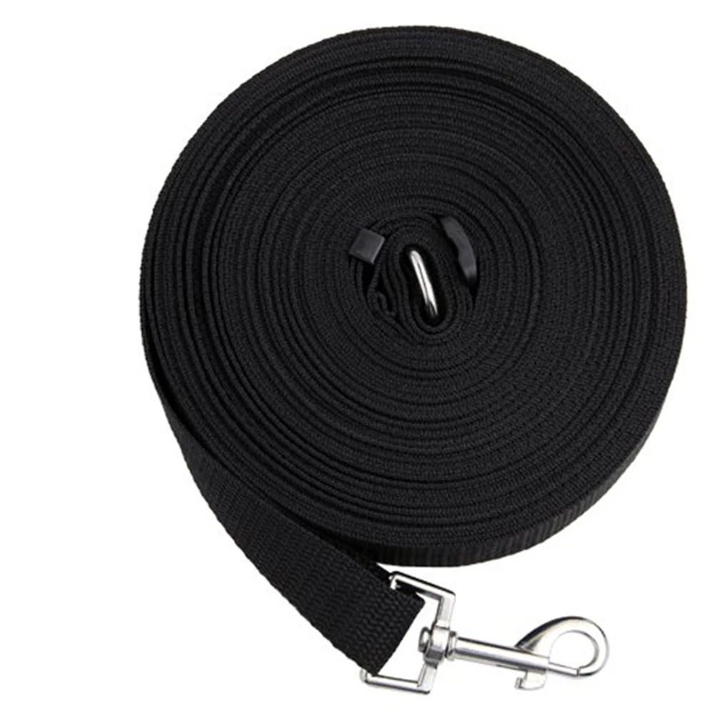 

23Ft Dog Leash Long Nylon Training Lead Durable Heavy Duty Wear Resistant Friction Reducing Strong Large Medium Pulling Dogs