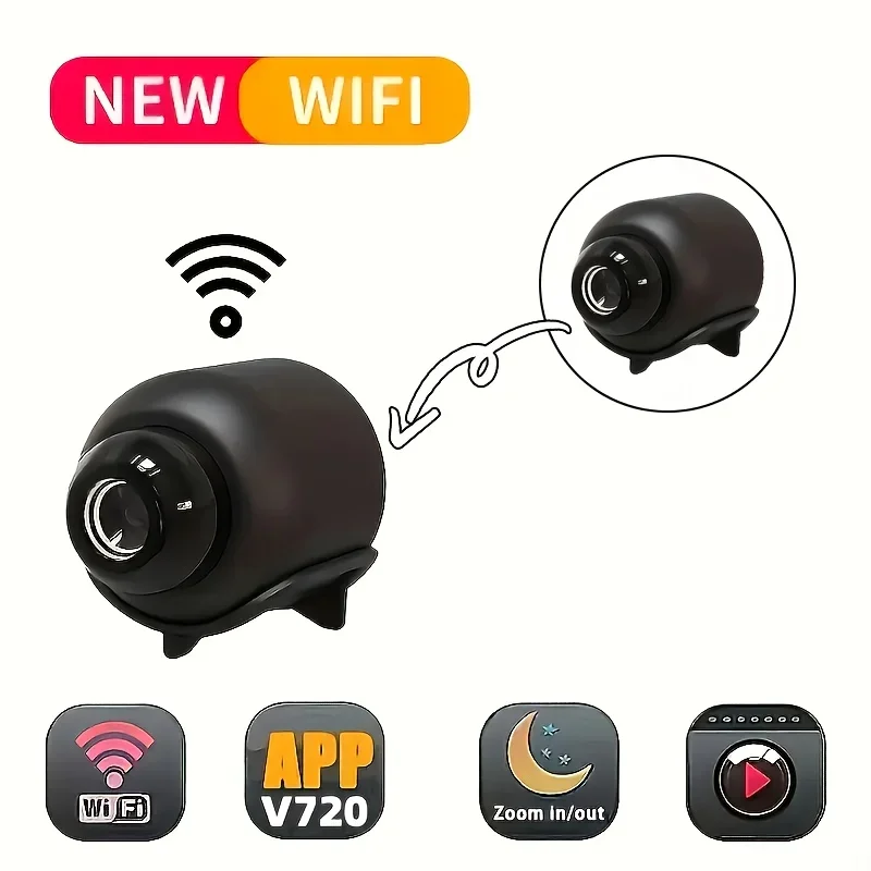 كاميرا صغيرة X5 جديدة 1080P رؤية ليلية شفافة خفيفة الوزن محمولة متميزة كاميرات كشف الحركة كاميرا مراقبة لاسلكية