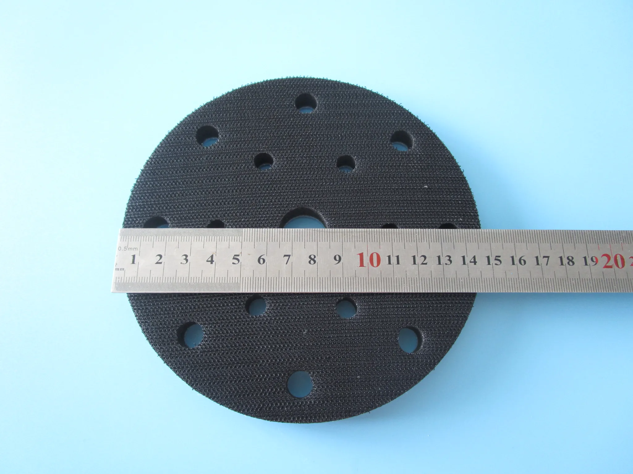 1 Pcs 6 Inch 15 Holes Soft Sponge Interface Pad 150mm Sanding Pads Backing Disc Hook and Loop Sanding for Polishing and Sanding