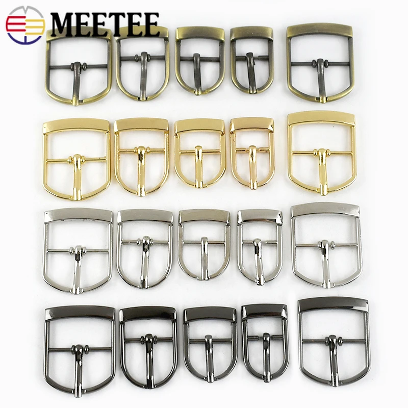 

5/10/20Pcs Meetee 13-25mm Metal Bag Strap Pin Buckles Webbing Belt Clasp Handbag Purse Adjuster Hook DIY Hardware Accessories