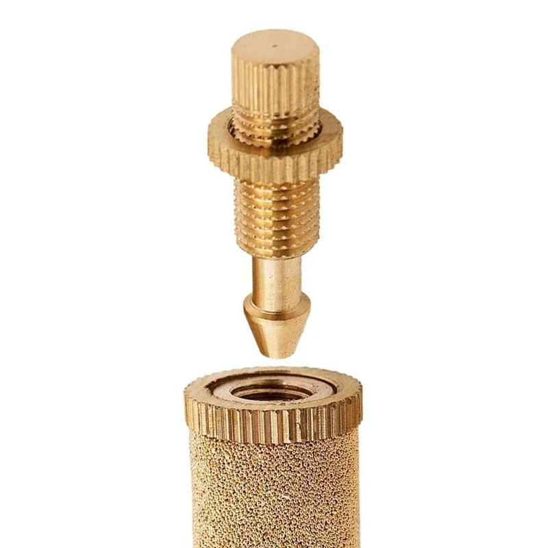 ABAE-3/8 بوصة NPT صمام التحكم في التدفق/التأهل/كاتم الصوت للتعليق (4 عبوات) VXA4038-4