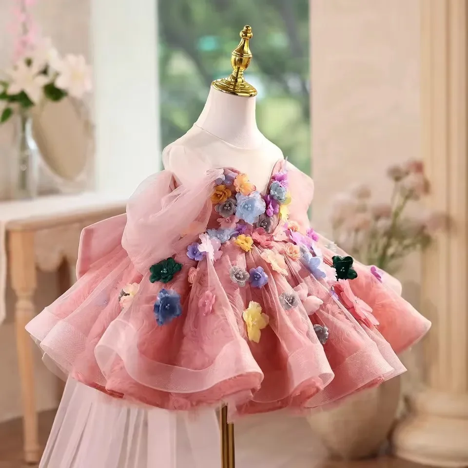 custom-flower-girl-dress-3d-floral-applique-pageant-gown-for-wedding-birthday-party-puffy-tulle-formal-kids-princess-dress