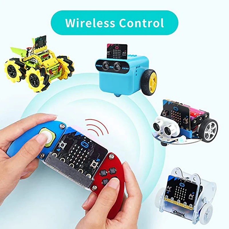 Micro:Bit V1.5 Development Board Micro:Bit Smart Car Kit/Qtruck/Python Education BBC Microbit Programmable Robot For DIY