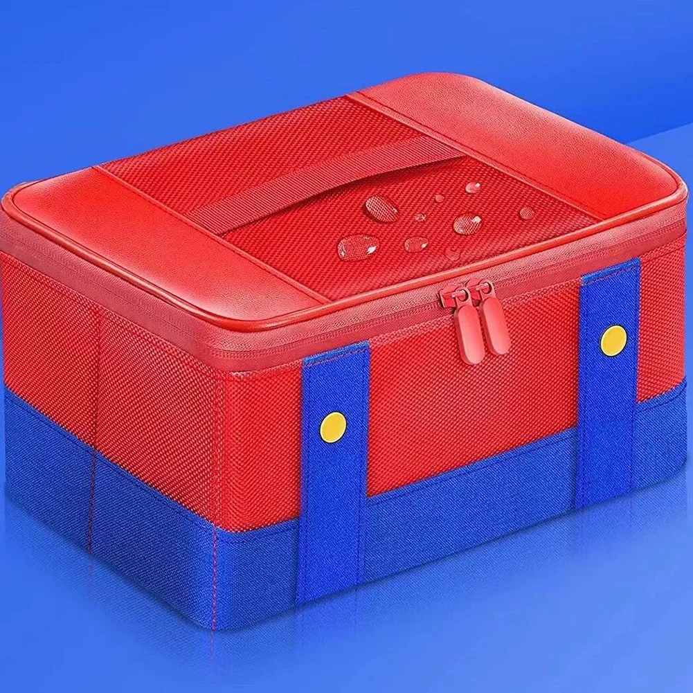 Grande caso protetor de transporte à prova dwaterproof água saco de armazenamento de viagem anti-risco caso de viagem para ns switch/switch oled acessórios de jogo