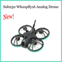 Sub250 Whoopfly16 Ultra-light Analog 1s Tiny Whoop 1.6 Inch FPV Drone 5.8G 200mW VTX/1002 21000KV Motor/Redfox A1 F4 5A 4in1 AIO