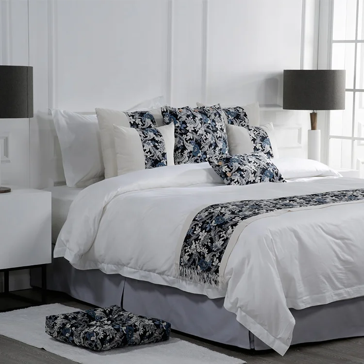 Factory Discount Plain Cotton 1000TC Bedding Set High Quality Home&Hotel Duvet Cover Bed Cover Bedding