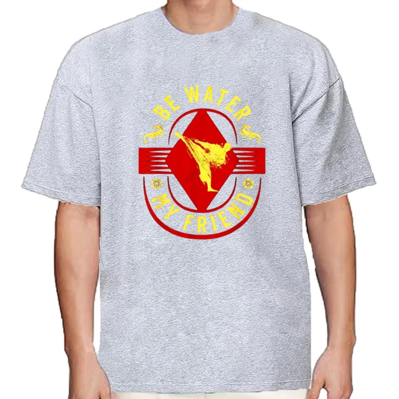 Be Water My Friend-T-shirt à manches courtes pour hommes, High Kick, Arts martiaux, Vêtements esthétiques, Nouveau
