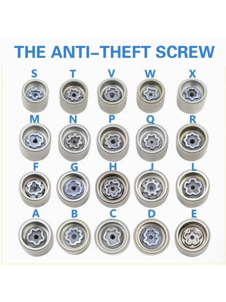 Outil de démontage de vis antivol pour pneus Audi A3 A4 A5 A6 A8 Q3 Q5 Q7