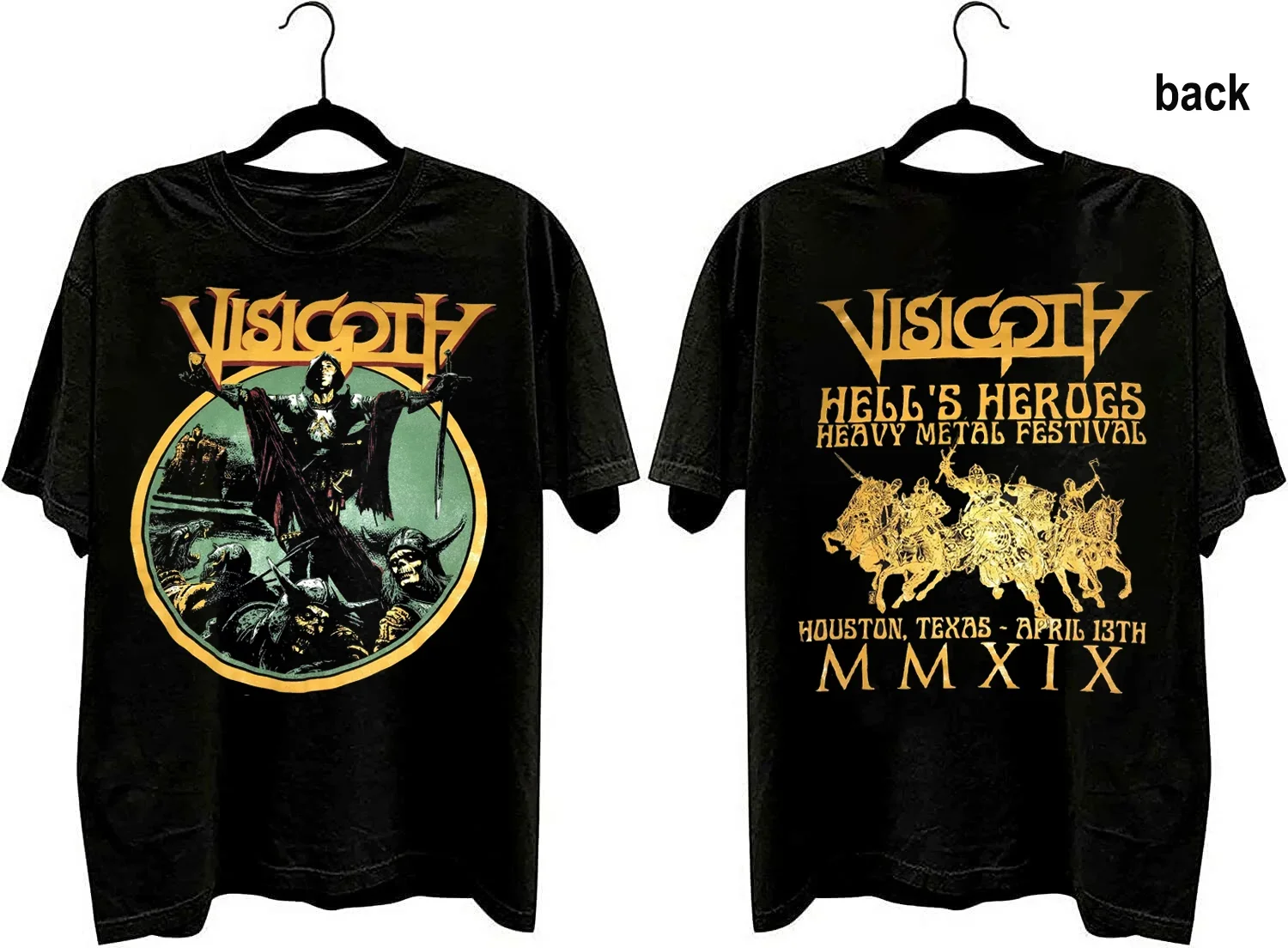 Рубашка с металлическим ремешком с героями Ада II