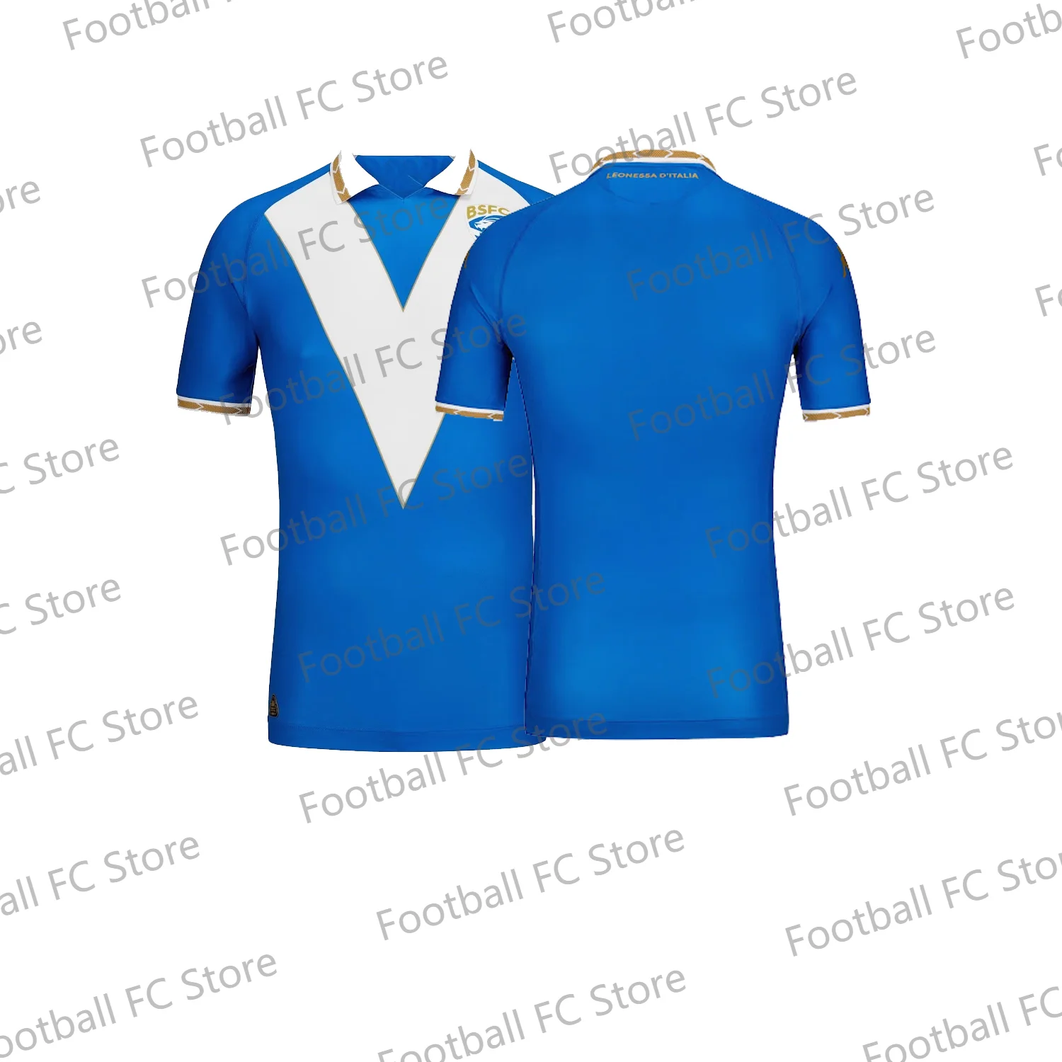 Brescia 2024 New Summer Arriavl  Soccer Sport Training Uniform Home/Away Kit Football T-shirt For Adult/Kids