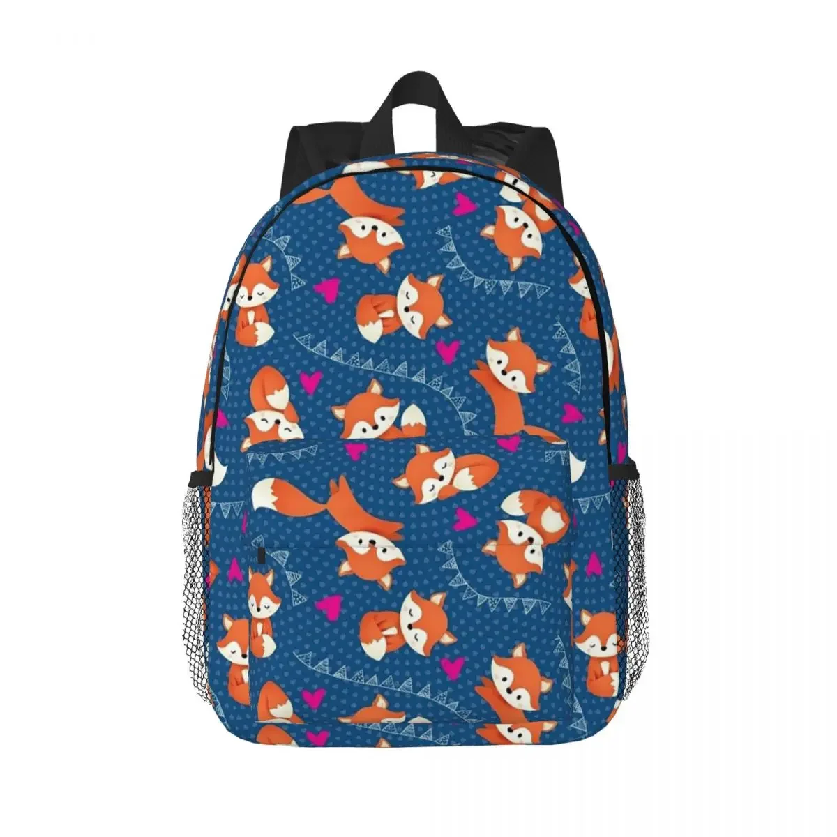 

Cute Fox Backpack Hot Sale Daypack Large Capacity Boys Girls BookBag Shoulder Bags for Men Women Kids School Bag