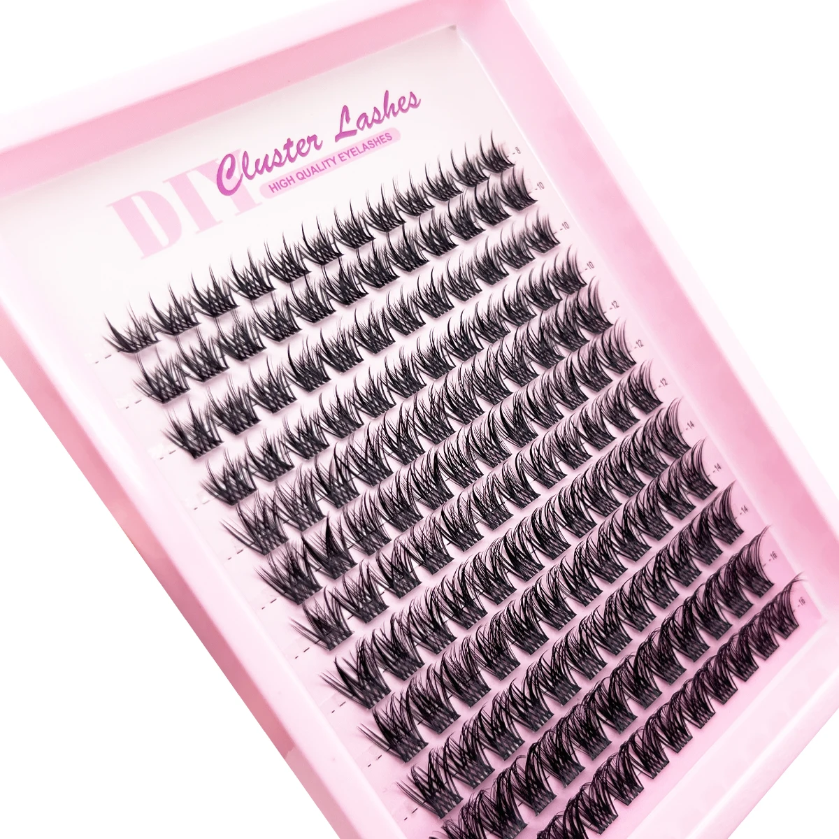 HBZGTLAD 12 Reihen Fairy Eyelash Ball Manga Wimpernbüschel 8-16mm Dynamische Wimpernverlängerung Natürliches Aussehen C-Curl Personal – Detail 6
