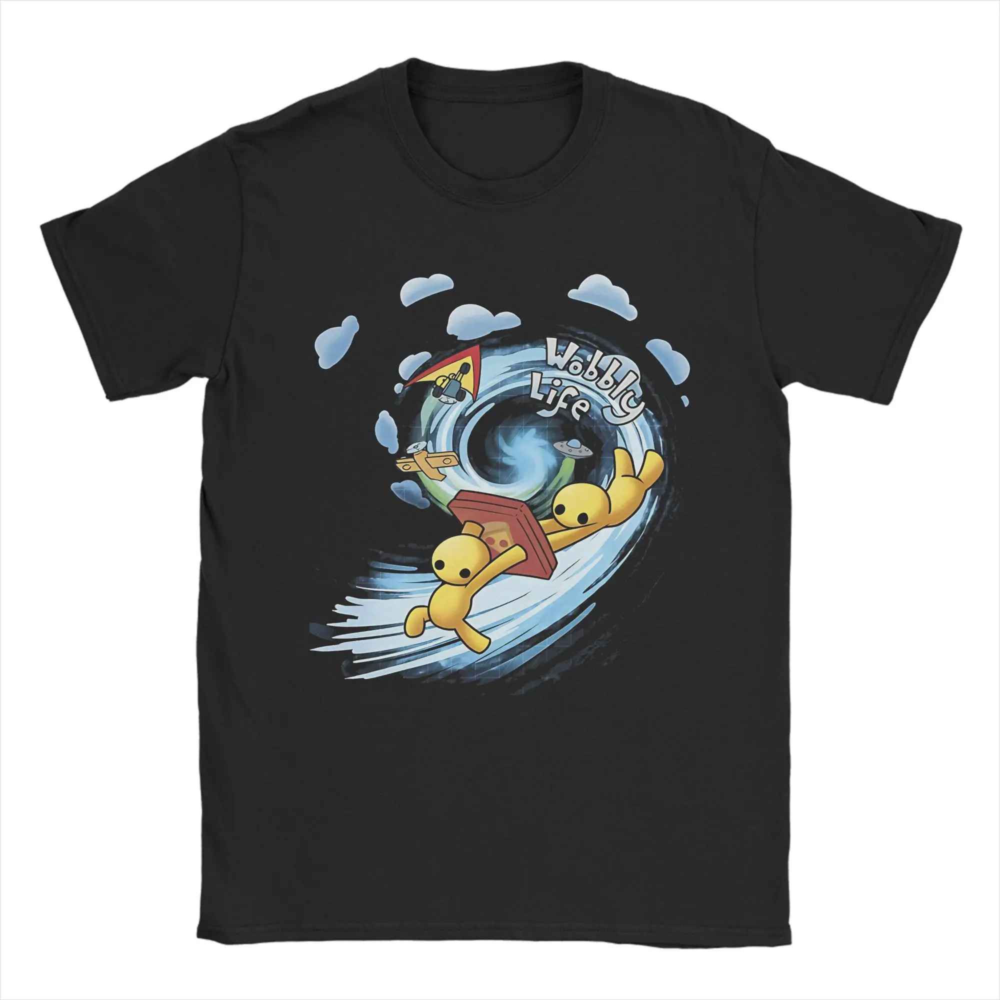 Wobblys Life Game T Shirt Unisex Cotton Top Tee Funny  O-neck Short Sleeve