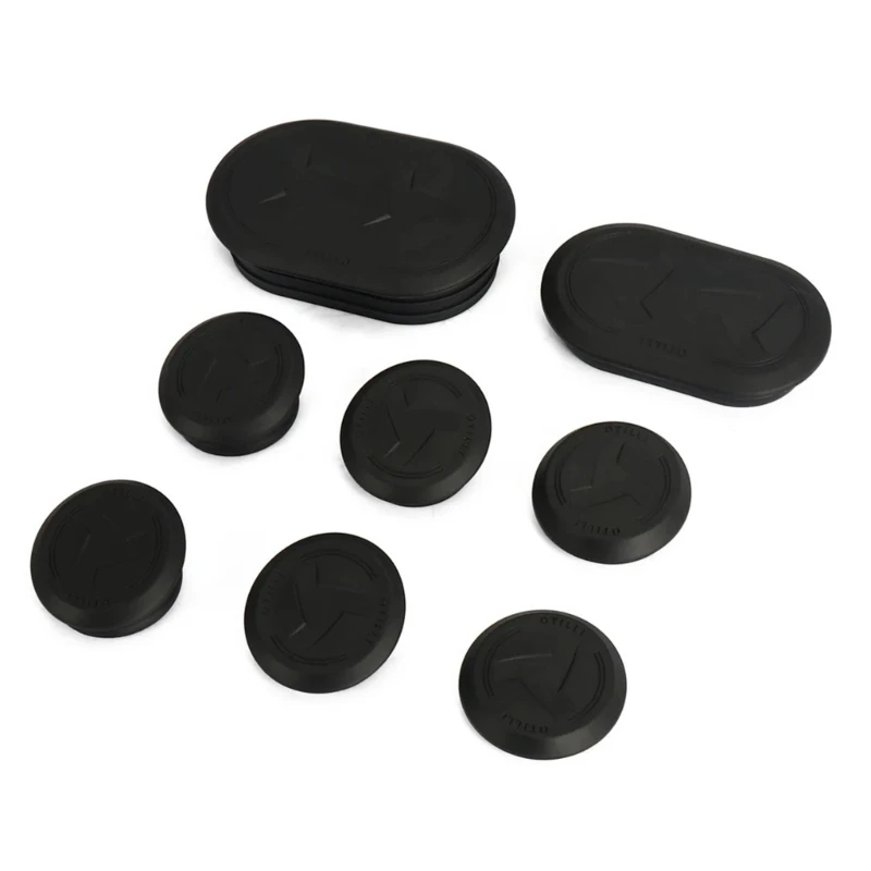 Strong Elastomer Frame Plugs Anti Dust Corrosion Motorcycle Frame Hole Cover Caps 8pcs Suitable for Bike MT-09