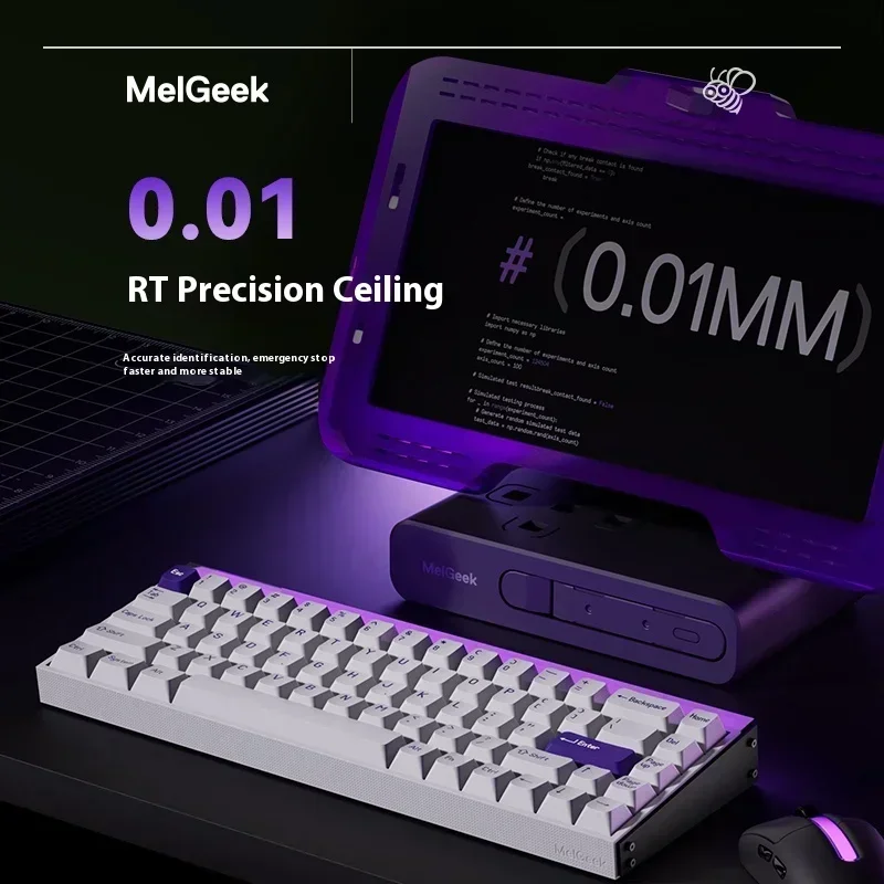 Melgeek MADE68 PRO Magnetic Switch Keyboard 14 E-Sports Gamer Keyboard Wired Custom Rgb Hot Swap Keyboard For Mac/Win PC Gift