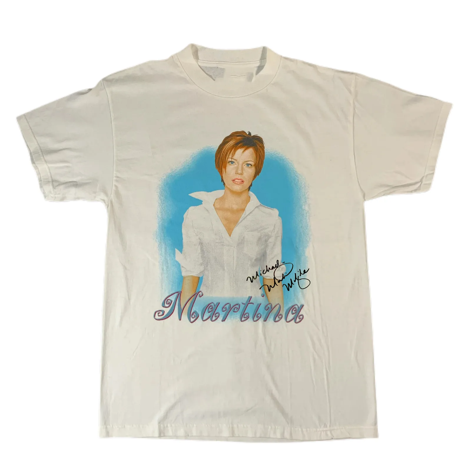 Vtg Martina Mcbride Emotion Tour Cotton White S 5Xl T Shirt Mm1587