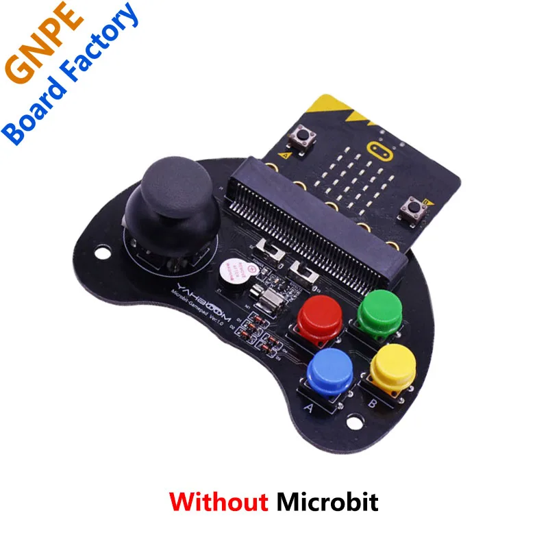 Microbit joystick button expansion board kit wireless remote programmable gamepad