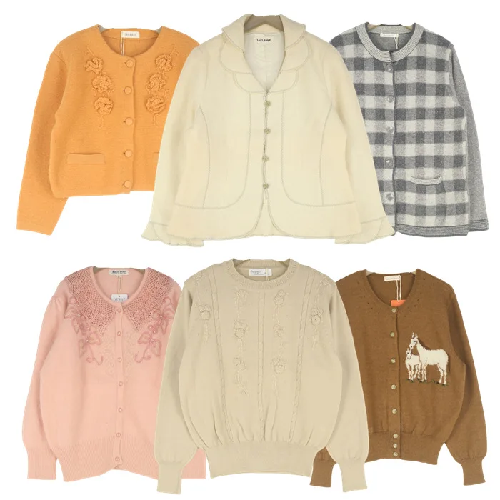 

Vintage Commute Pure Color Simple Design Pullover Open Cardigan Women's Fashion Autumn Winter Knitwear Casual Online Exclusive