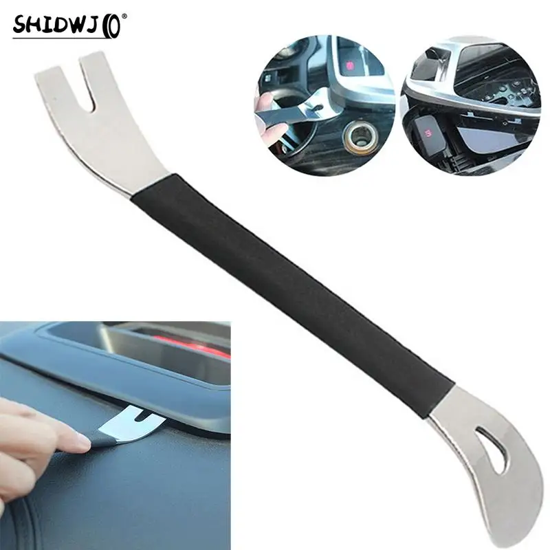 

Car Trim Removal Tool Stainless Steel Durable Two-end Trim Removal Pry Tools Panel Audio Terminal Fastener Driver