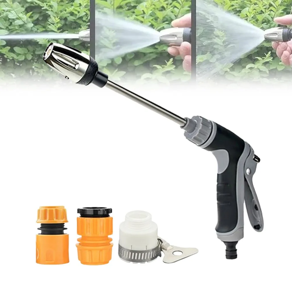 

High Pressure Water Gun Quick Connector Garden Hose Water Gun for Car Washing Garden Watering 3 Modes Garden Irrigation Tools