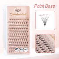 Goddess Premade Volume Fans 5D 6D 10D 12D 16D 20D MIX Individual Lashes  Pre Made Russian Volume Fan Eyelash Extension Faux Mink