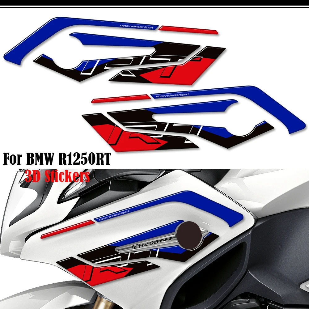 

Motorcycle For BMW R1250RT R 1250 RT Protector Tank Pad Grips Kit Knee Stickers Decals Fairing Fender 2021 2022 2023 2024 2025