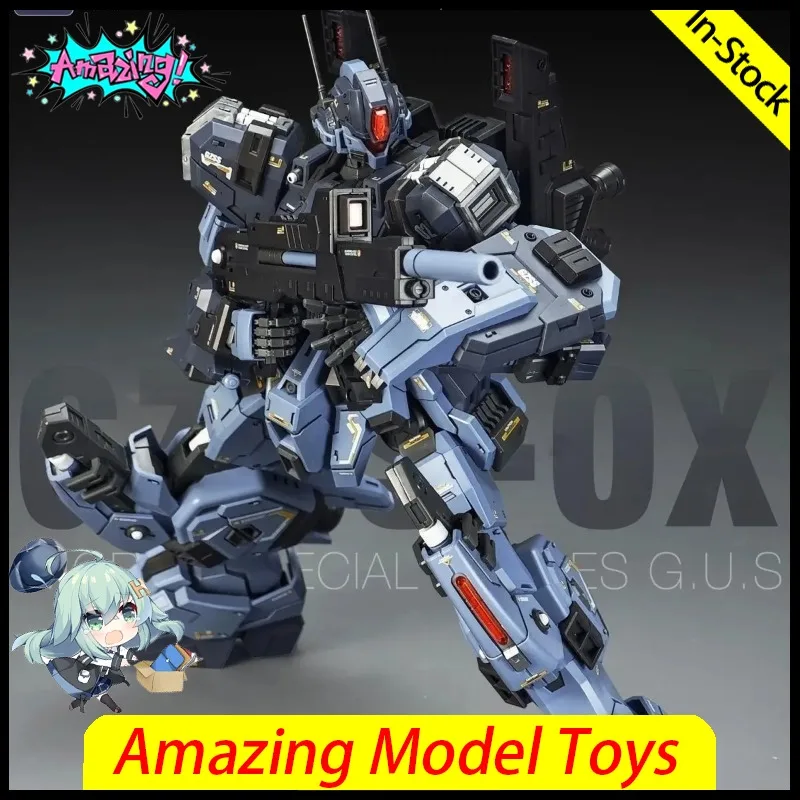 In Stock Action Figurine Model Kit Zzza Mode Gzss-Ox-Gusi-Gus 1/100 Action Figures Robot Figuine Plastic Model Kids Hobby Toys