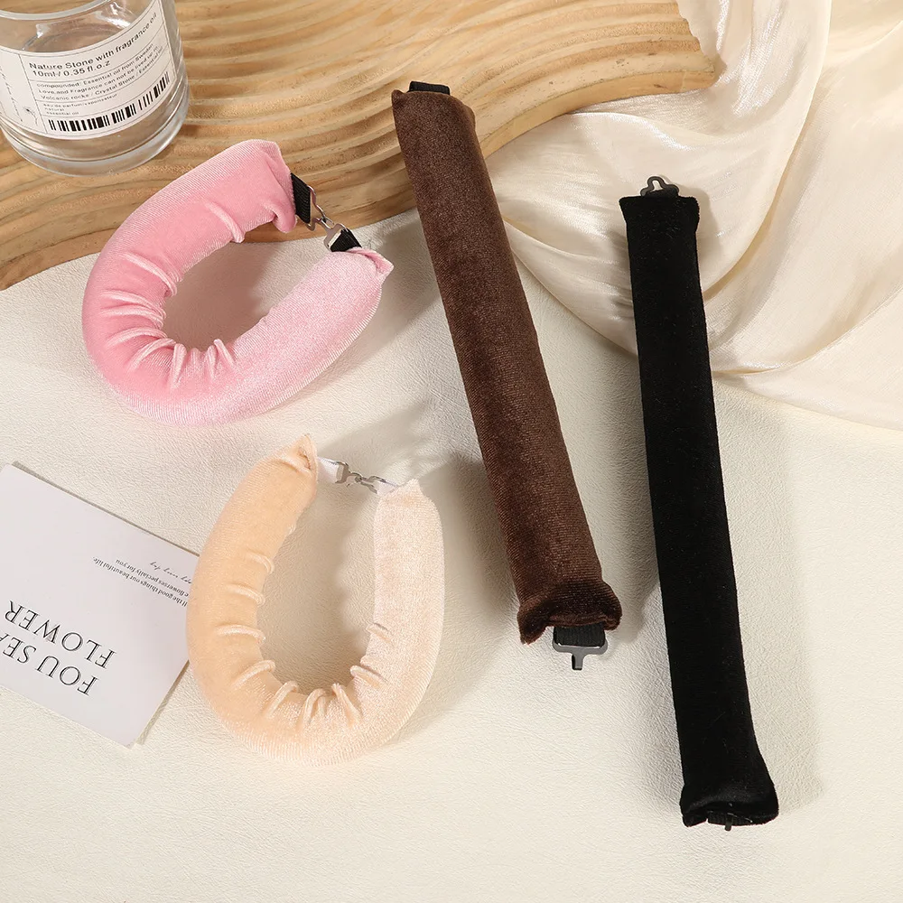No Heat Hair Rollers Sleeping Heatless Curling Rods Headbands Soft Flex Rod for Overnight Curls All Hair Types Styling Tools Set