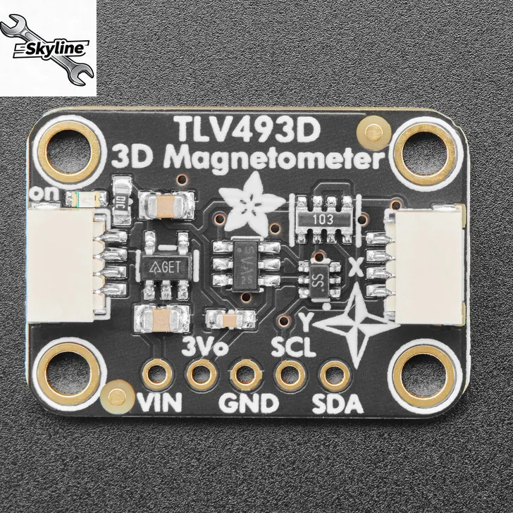 4366 TLV493D three-axis magnetometer STEMMA QT/Qwiic