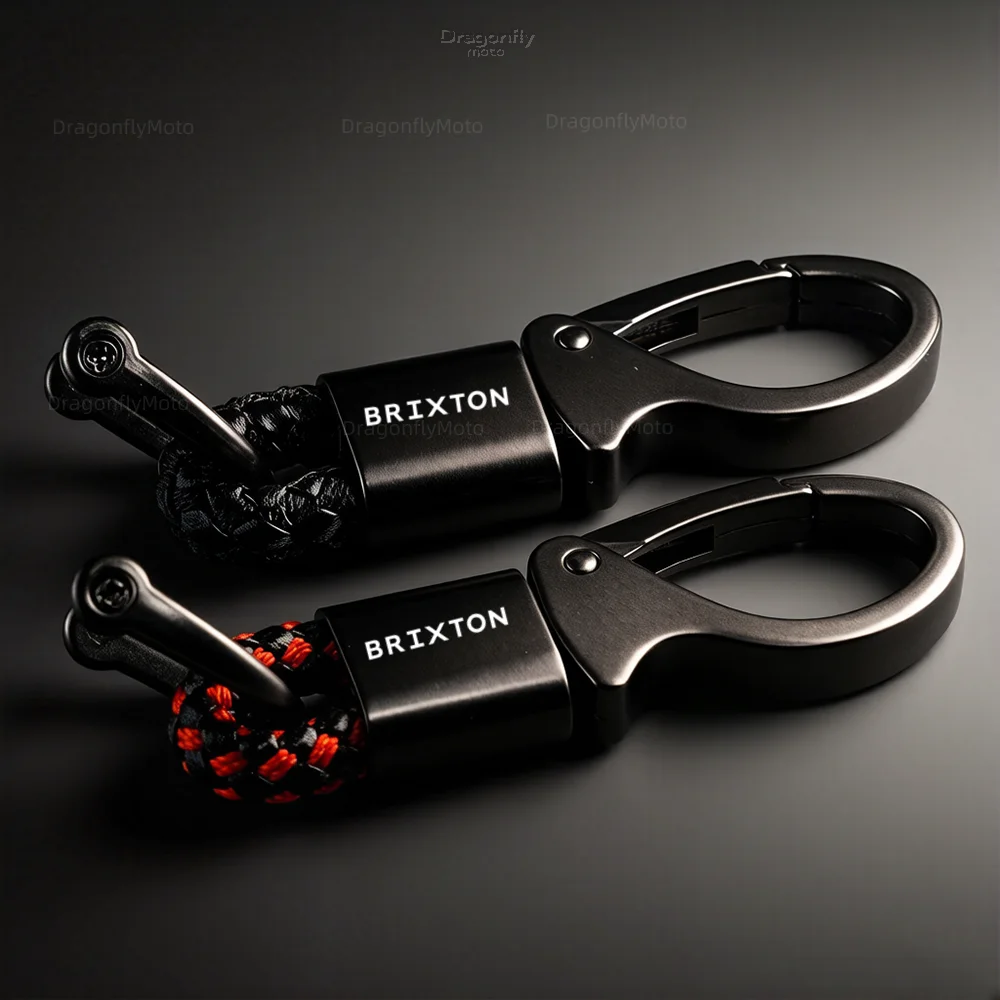 

For Brixton Cromwell 125 250 1200 Crossfire 500 Storr 500 Sunray 125 Zinc Alloy Keychain Keyring Key Chain Holder Motorcycle