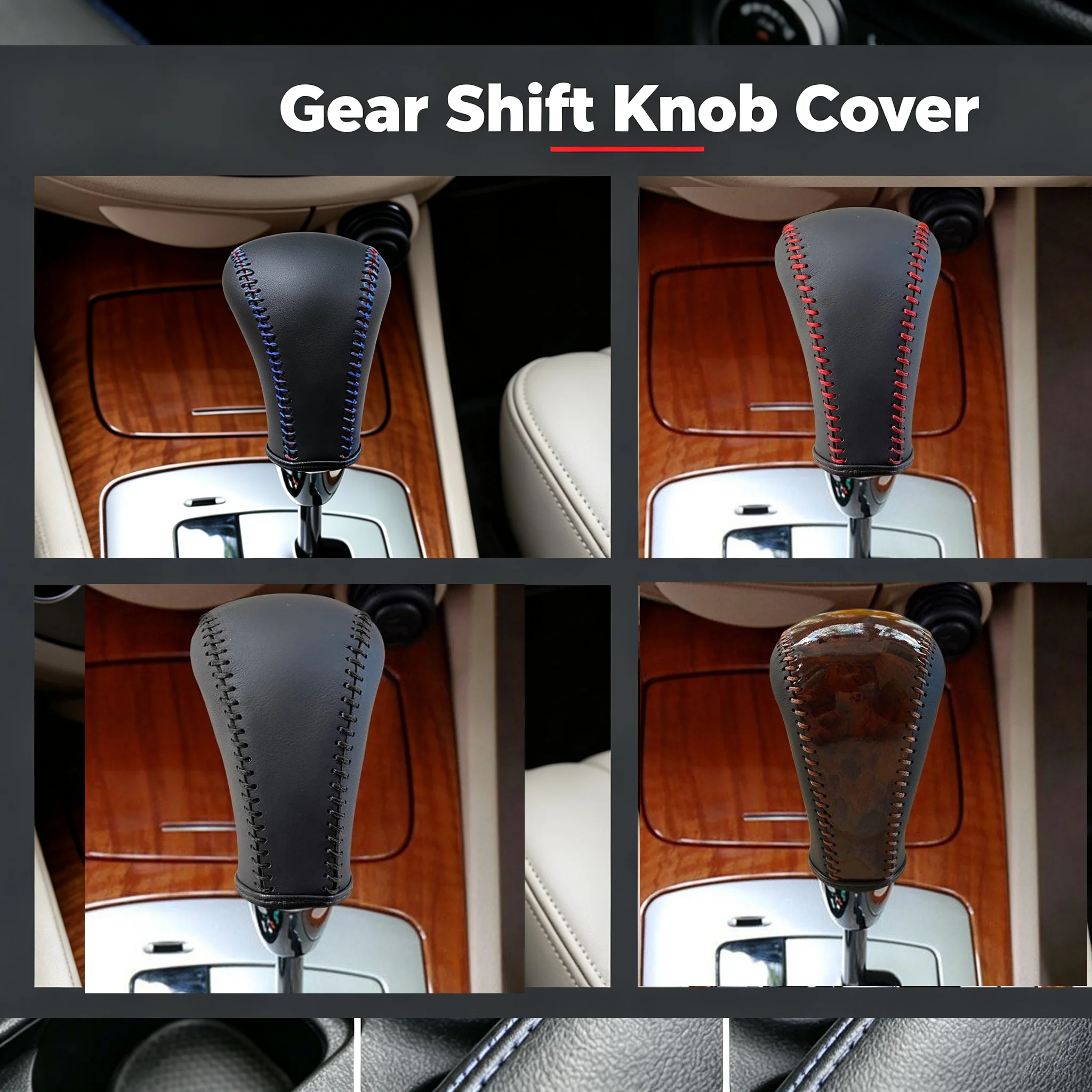Automatic Gear Shift Knob Cover Gear Gaiter For Buick Excelle 2013-2017 Interior Modification