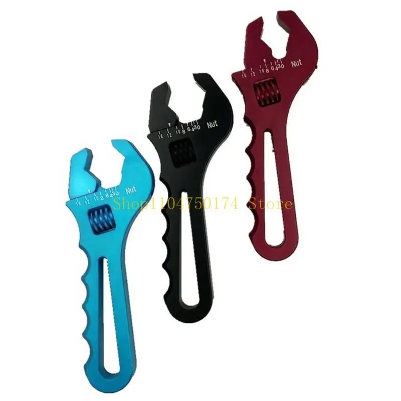 An Fitting Wrench AN3-16AN Adjustable Wrench Aluminum Lightweight Spanner Tools for An Hose Fitting Adapter End Durable Top Sale