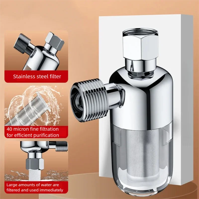 New 40 Micron Spin Down Sediment Filter Reusable Front Filter Household Pre-water Heater Filter Sediment Water Filters