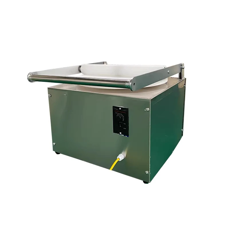 

Automatic Pizza Dough Flattening Machine Pancake Pressing Rolling Machine Pizza Presser Easy Use Flatbread Dough Rolling Machine