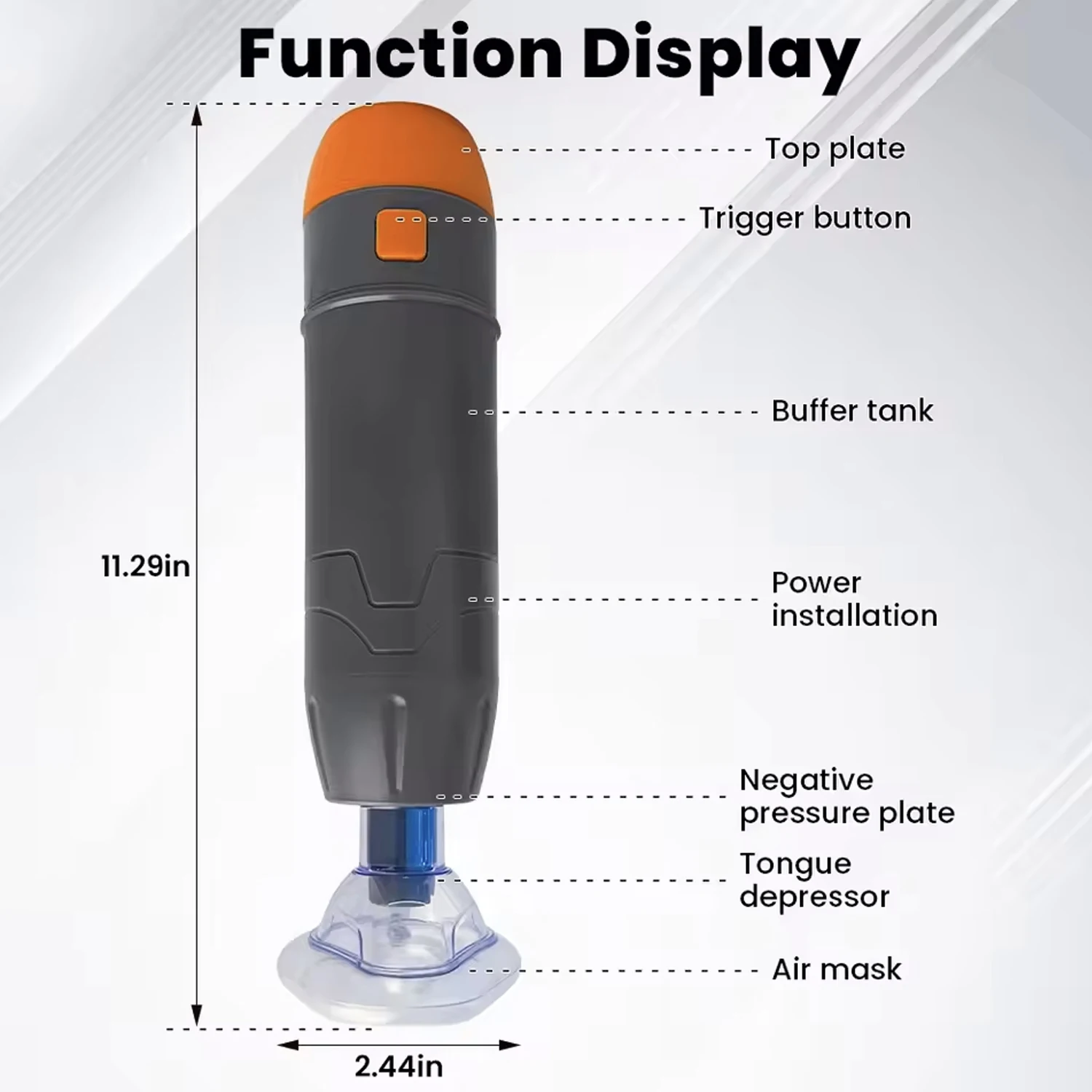 

Automatic foreign body suction anti-choking instrument household throat negative pressure emergency suction device anti-asphyxia