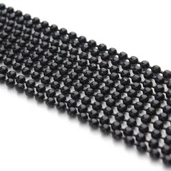10meters/lot Black Color 1.2/1.5/2.0/2.4/3.2mm Bead Ball Chain Bulk Fitting for Necklaces & Bracelets Diy Jewellery Making