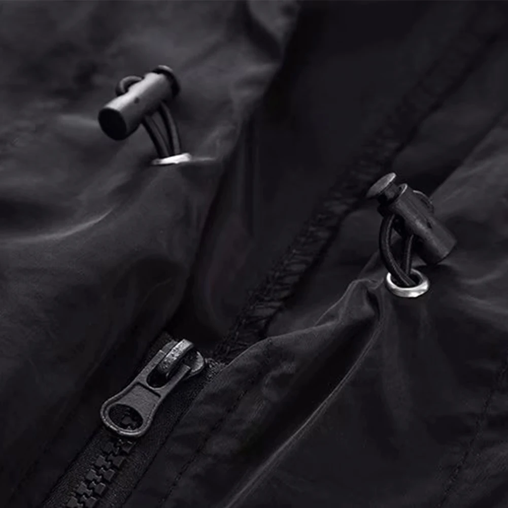 

Hooded Jacket for Men Windbreaker with Sun Protection Thin Yet Protective Ideal for Outdoor Activities in Fall Spring Summer