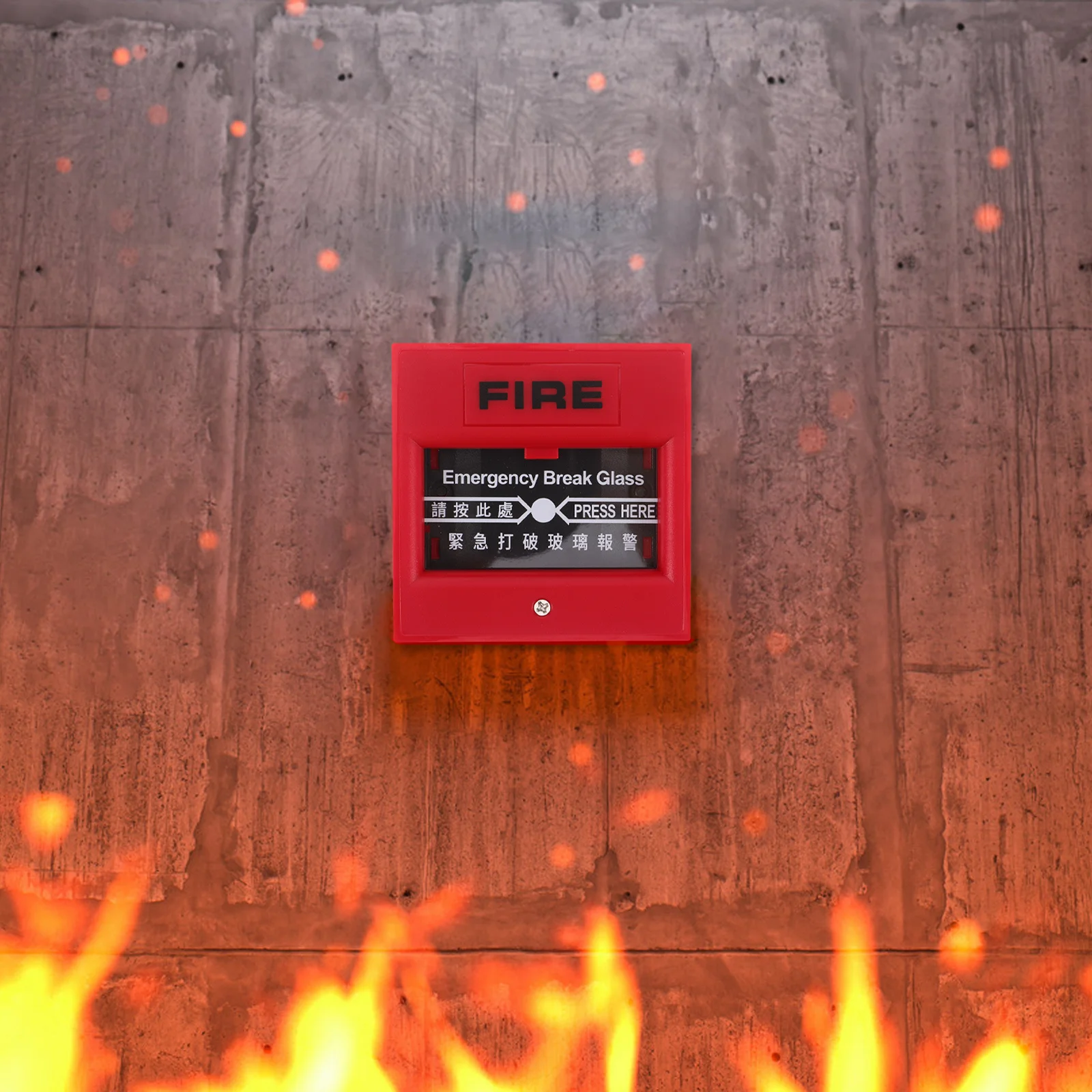 Fire Alarm Point Advanced Smoke Sensor High Sensitivity Fire Safety Device for Home Office Protection