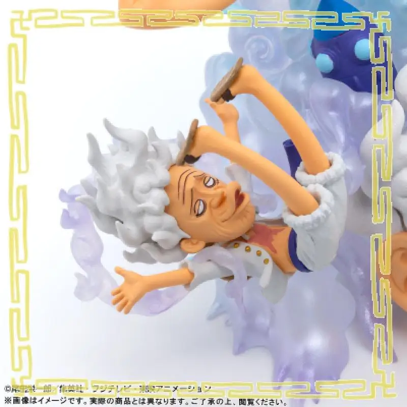 Echte Bandai Namco Banpresto One Piece Monkey D. Ruffy Premium 5, spezielle PVC-Anime-Figur, Modell, Spielzeug, Geschenk, Sammlerornament