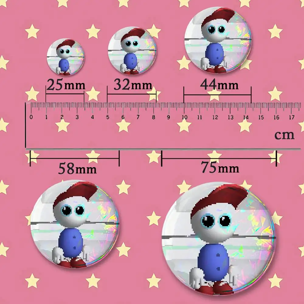 E-Endacopia Game Badges Round Itabag Decoration IP Peripheral Products 58mm 44mm 32mm 75mm 25mm Mini