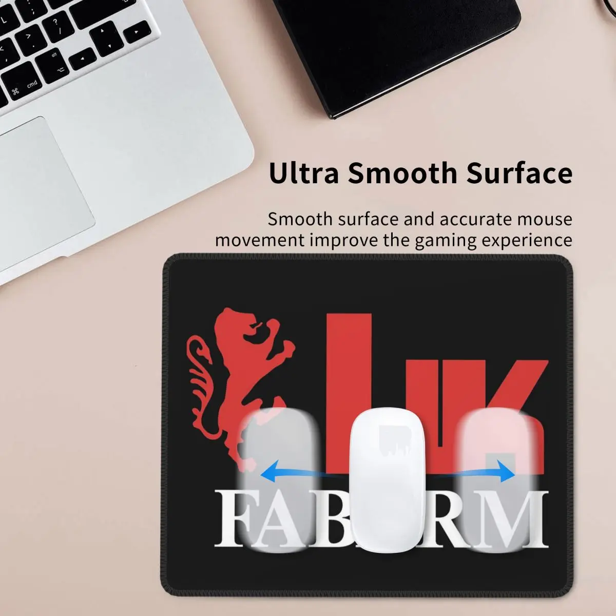 HK Firearms Heckler And Koch Logo Mouse Pad Computer Keyboard Mouse Mat Gaming PC Desk Mat Office Table Mats