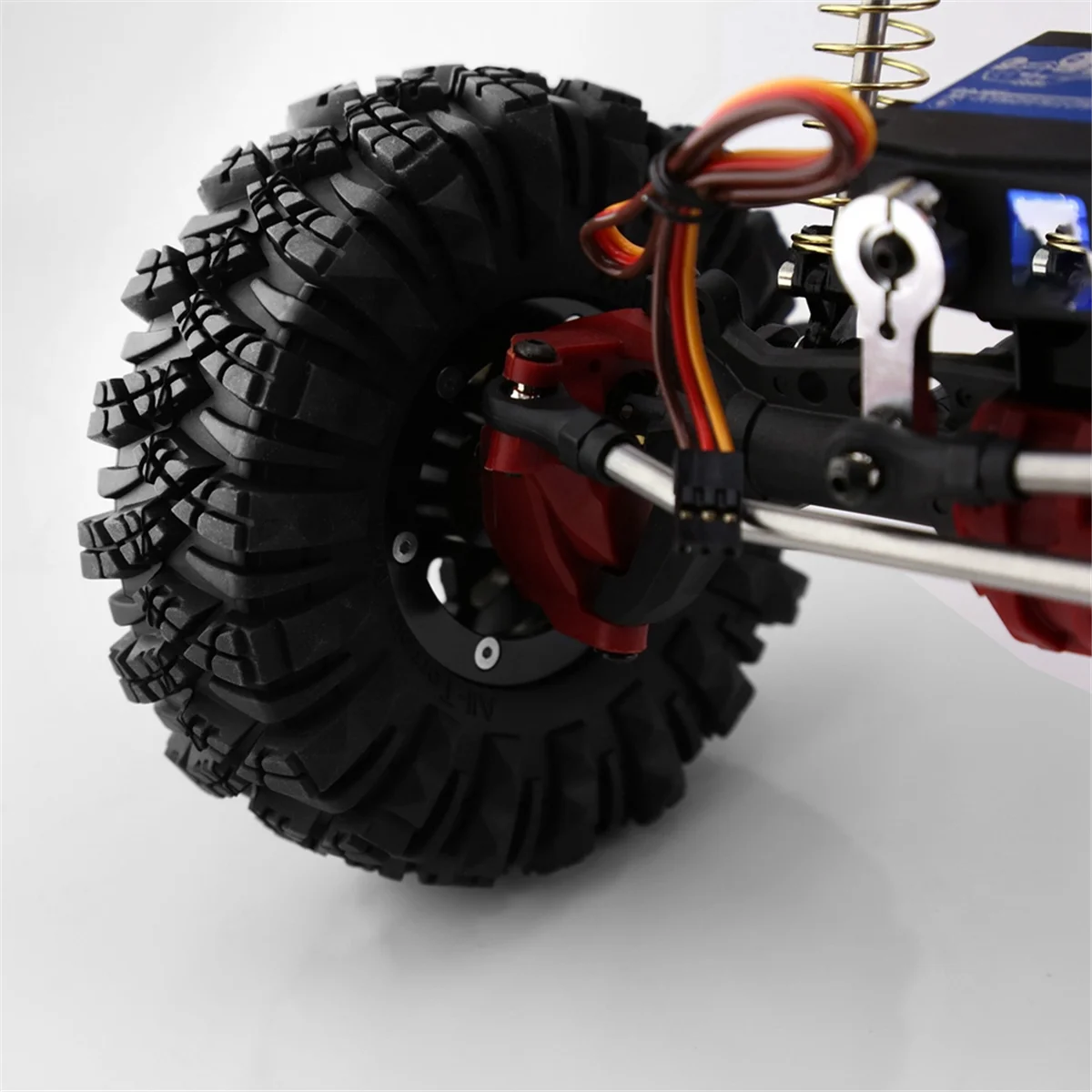 Neumáticos de tierra de barro de 1,9 pulgadas, ruedas de barro para Axial SCX10 PRO SCX10 UTB18 TRX4 Redcat Gen8 7VS4-10 1/10 RC vehículos con orugas