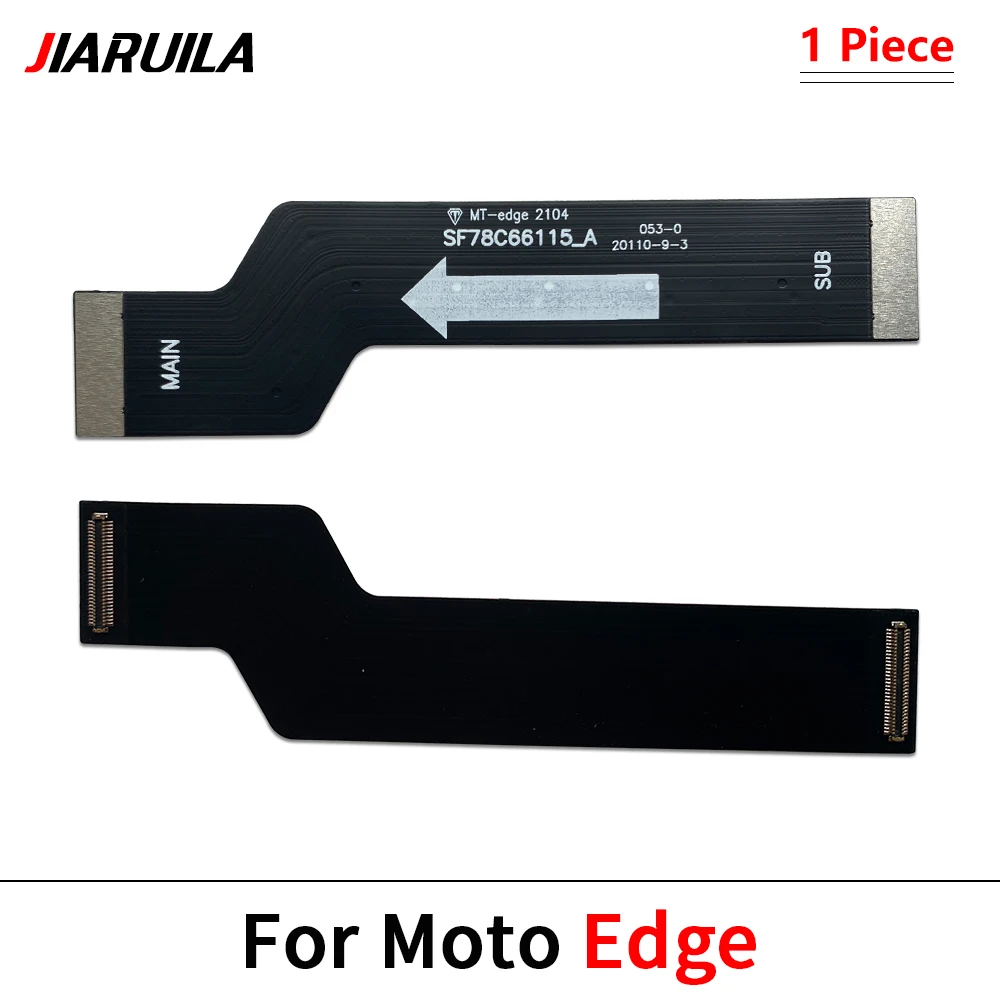 10Pcs，Main Motherboard Connector Board Ribbon Flex Cable For Moto G84 G73 G72 G54 G34 G14 E7 Edge 30 Pro 40 Plus