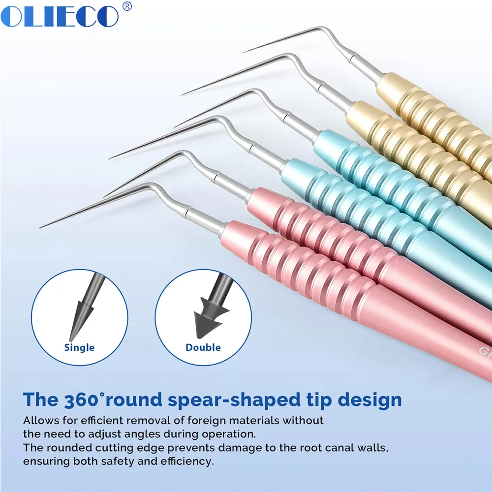 

1Pc/Bag Gutta Percha Removal Tool GP Remover Spear Root Tip Foreign Body Extractor Endo Instruments